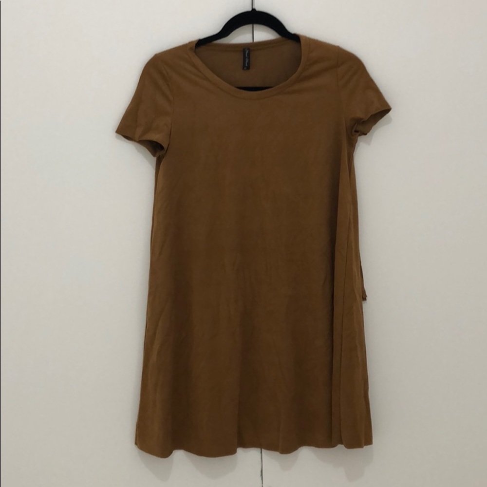 Super Soft Velvet Dress w/ Fringe Detail